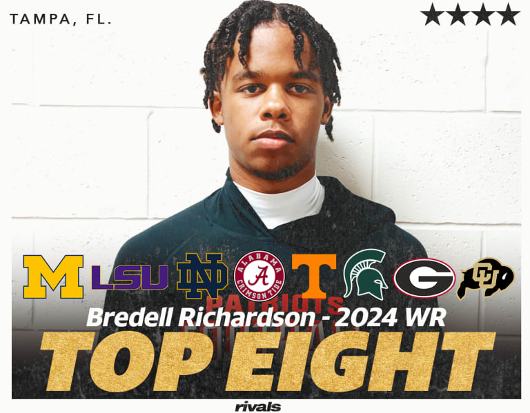 TideIllustrated Florida 2024 fourstar WR Bredell Richardson covers