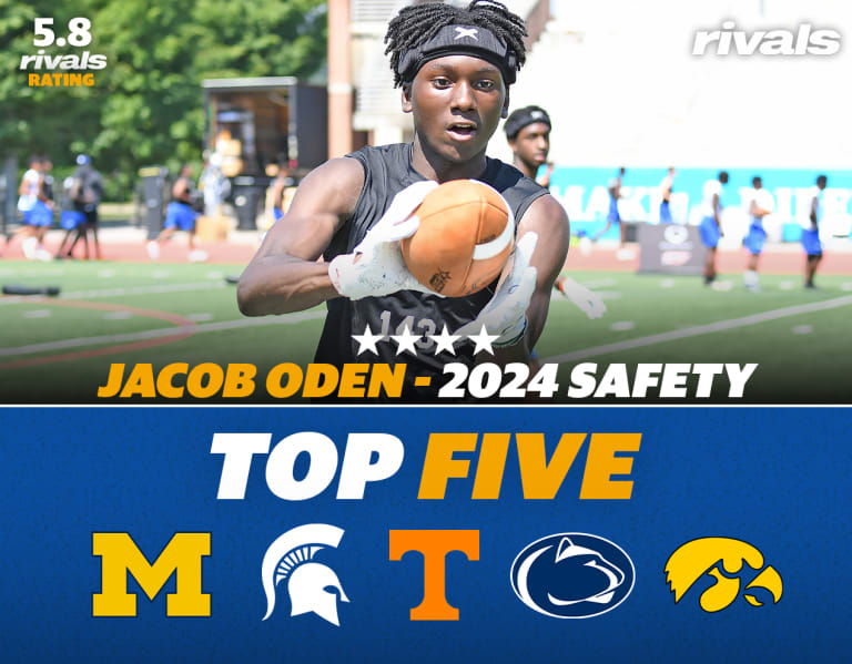 2024 in-state four-star DB Jacob Oden commits to Michigan - Maize n Brew