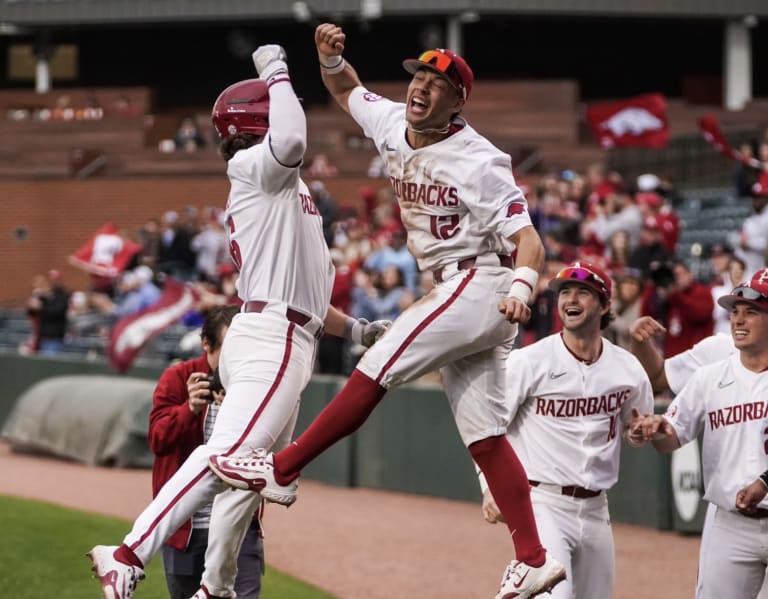 HawgBeat  –  No. 8 Arkansas beats Illinois State in extras, 10-9