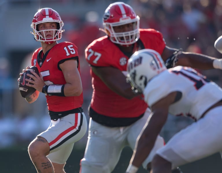 Georgia football QB race is over. Junior Carson Beck is the starter.