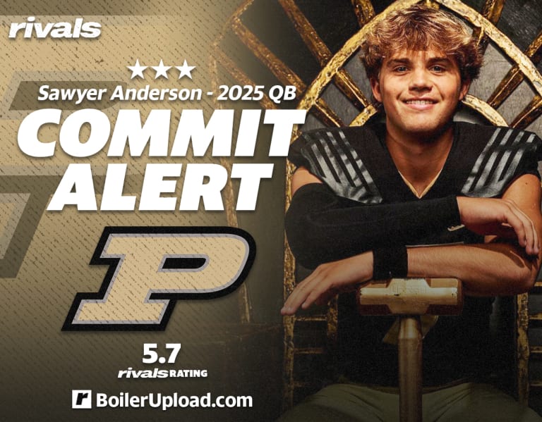 ThreeStar Quarterback Sawyer Anderson Commits to Purdue for Class of