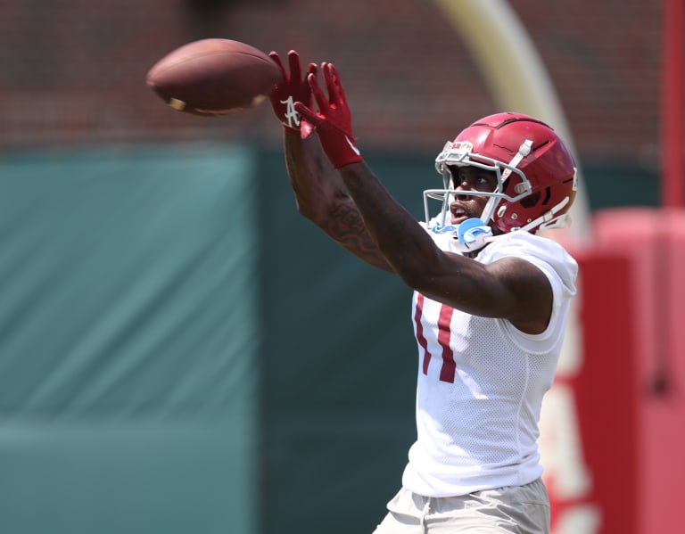 Nick Saban says Alabama WRs have 'really improved' despite drop