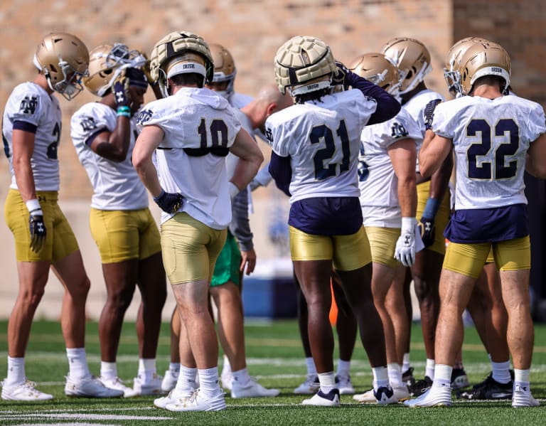 Watch Highlights From Notre Dame Footballs Fifth Preseason Practice