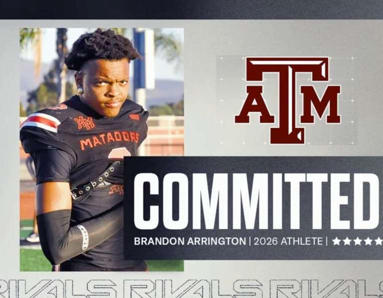 Texas A&M beats Oregon for five-star Brandon Arrington