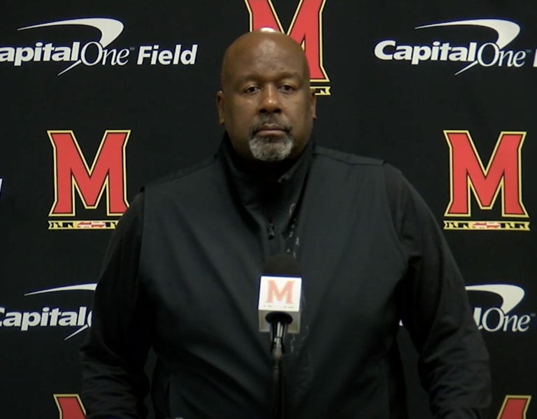 Watch Maryland head football coach Mike Locksley address the media at ...