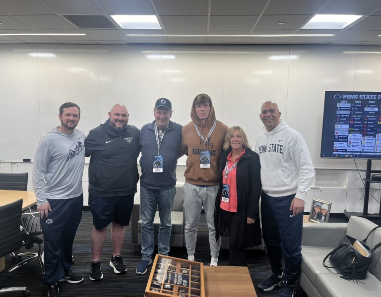 2025 TE Brody Lennon discusses Penn State visit and offer Happy