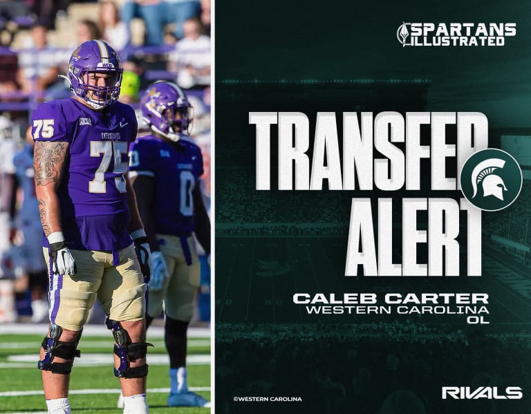 Michigan State gets commitment from former Western Carolina OL Caleb ...