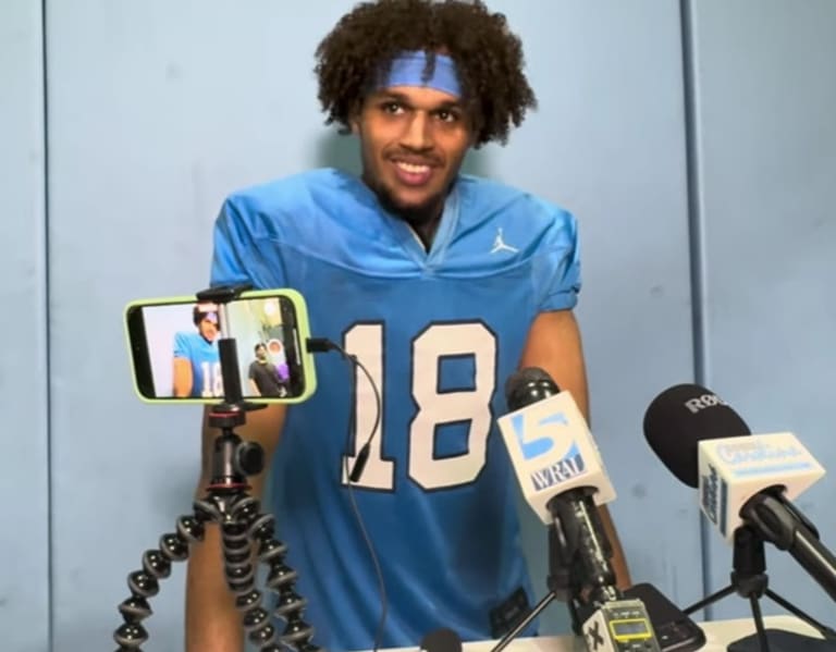 Bryson Nesbit discusses the NFL, Knee Injury, TE Position Group, UNC's Offense, and More