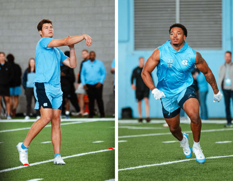 Drake Maye & Cedric Gray highlights from UNC's Pro Day in Chapel Hill.