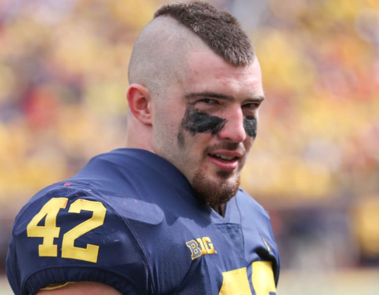 Ben Mason On Bench Pressing, His Love Of Football, Michigan Wolverines ...