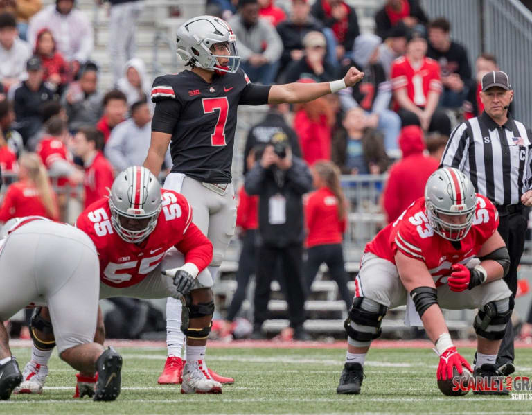 C.J. Stroud Wears A Dwayne Haskins Jersey During Ohio State's