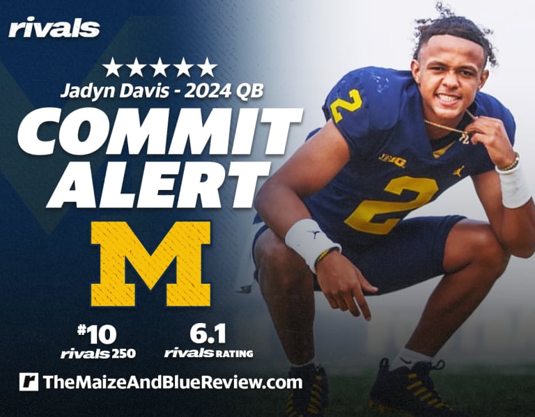 Impact Of Five-star QB Jadyn Davis's Commitment To Michigan's Class Of ...