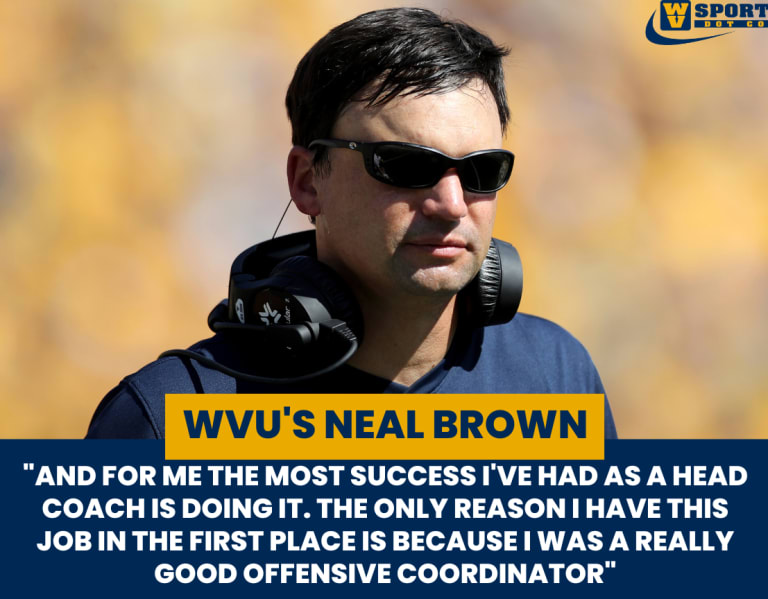 WVSports  –  West Virginia head coach Brown explains play calling decision