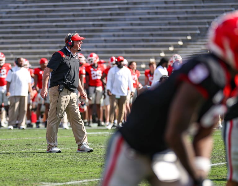 Georgia Football: Kirby Smart Thanks Military Families, Shows Progress ...