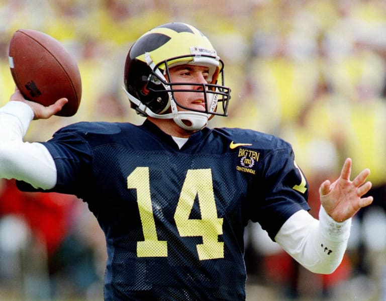 Former Michigan quarterback Brian Griese shared his early