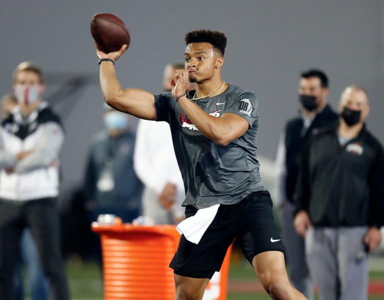 Fields turns heads with deep throws, 40-time at Pro Day - DottingTheEyes