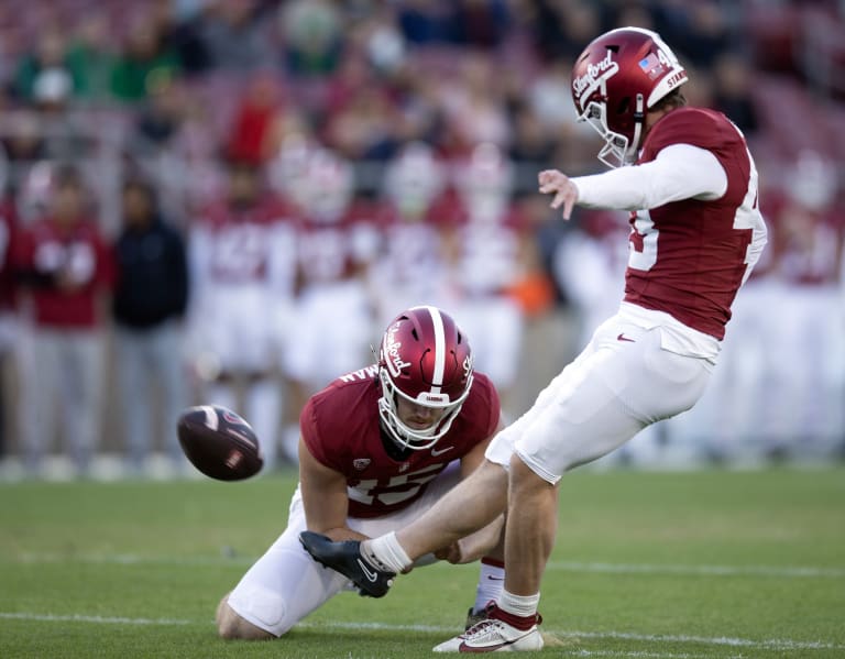 Stanford Football Stanford K Joshua Karty declares for 2024 NFL Draft