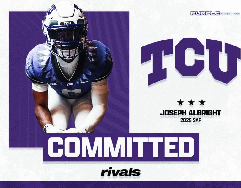 Three-star safety Joseph Albright pledges to TCU - Rivals: Football ...