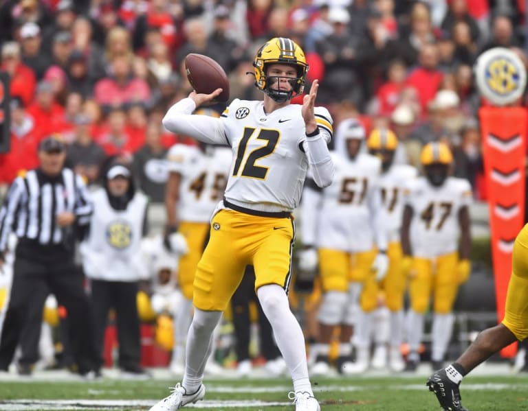 Scouting Missouri QB Brady Cook - BleedTechBlue