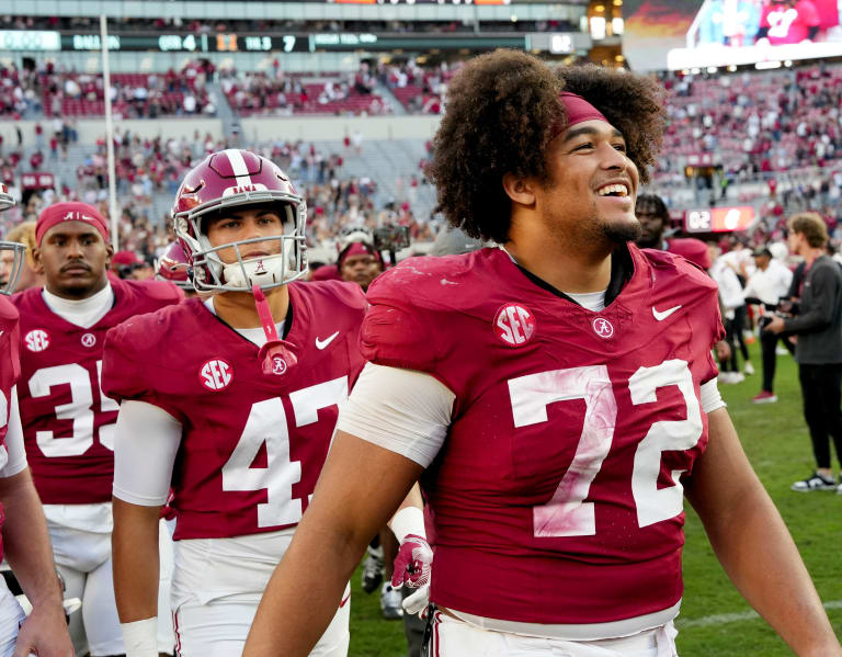 Parker Brailsford has found his fit at Alabama and with his helmet ...