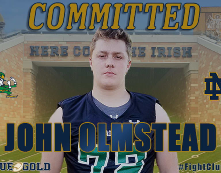 2019 Rivals100 OL John Olmstead Commits To Notre Dame - InsideNDSports