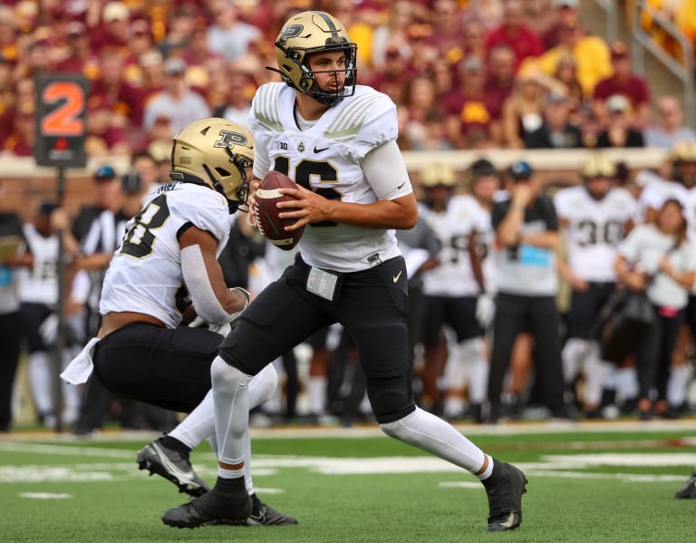 Purdue QB Aidan O'Connell makes NFL starting debut for Raiders