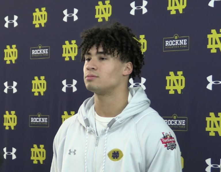 Notre Dame Freshman Wr Jaden Greathouse Wants To Be A Starter Soon