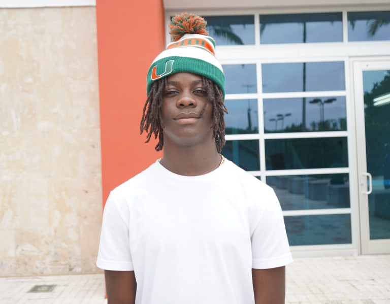 Legacy four-star CB Camdin Portis soaks up Miami visit, ready for ...