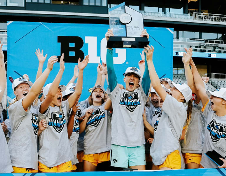 Go Iowa Awesome  –  Iowa Soccer Wins 2023 Big Ten Tournament