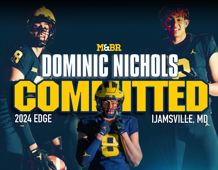 2024 EDGE Dominic Nichols commits to Michigan BVM Sports