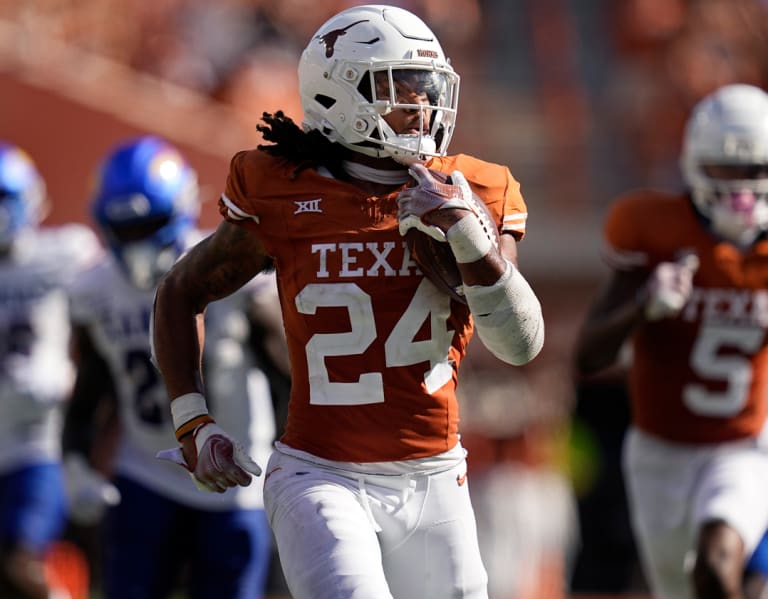 Fast Recap Texas Runs Away From Kansas 40 14 Jayhawkslant 8867