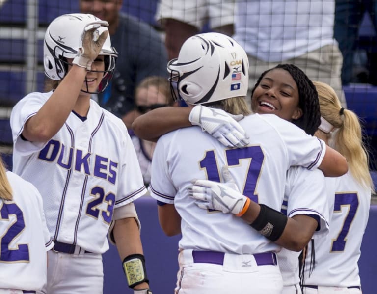 JMU Crushes Cougars To Open CAA Softball Tournament DukesofJMU