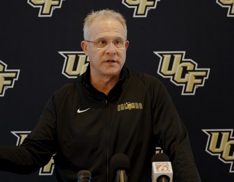 UCF Arrives In Tampa For Gasparilla Bowl - Gus Malzahn Press Conference ...