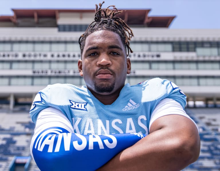 adidas Kansas Football Off-Field Home Jersey - Blue