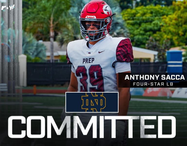 2025 Rivals100 LB Anthony Sacca commits to Notre Dame's topranked