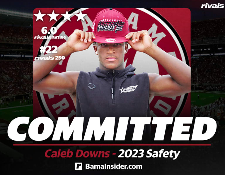 No. 1 Safety Caleb Downs Commits To Alabama