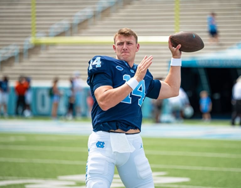 North Carolina UNC Tar Heels football quarterback qB Max Johnson 2023 ...