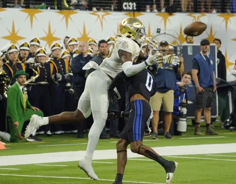 Notre Dame, Michael Mayer hold off BYU at Allegiant Stadium