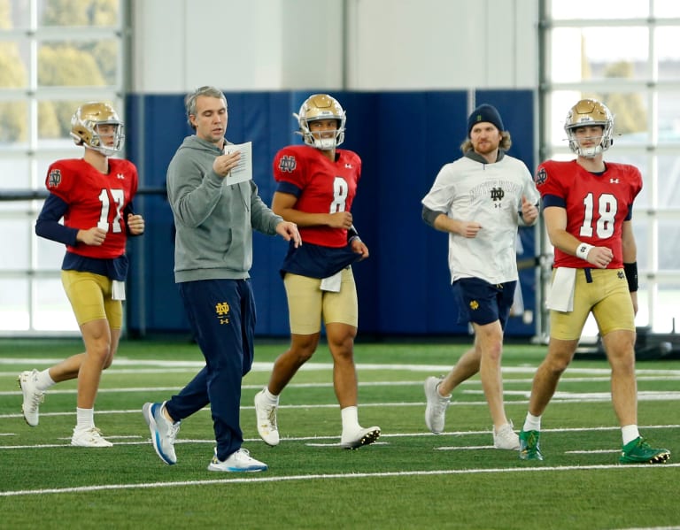 Notre Dame QB Steve Angeli embracing the moment — and nothing more ...