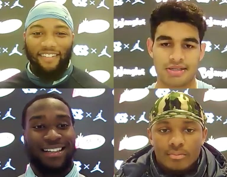 UNC Football Player Interviews: Carter, Fox, Newsome, Surratt