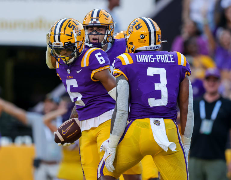 LSU rolls Central Michigan, 49-21, on encouraging night of firsts