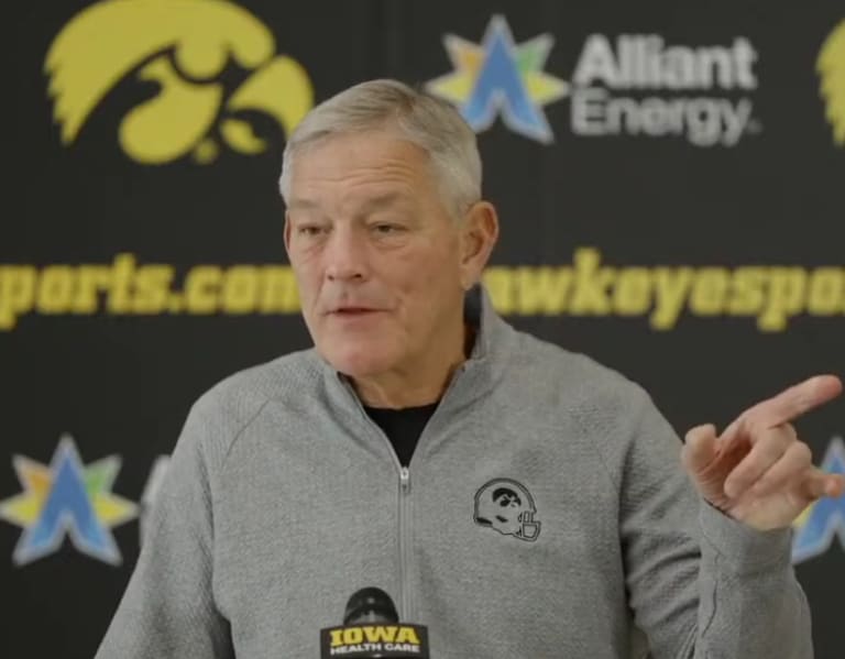 Kirk Ferentz Talks Hank Brown, Brendan Sullivan, Iowa QB Situation