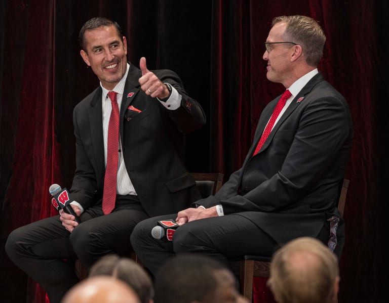 In Photos: Wisconsin Introduces Luke Fickell At Its New Head Football Coach