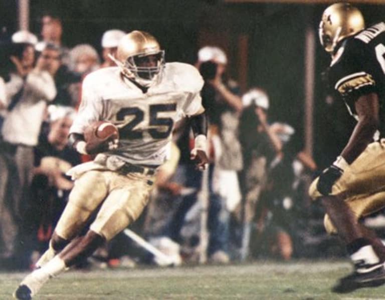 Notre Dame Football on X: In a landslide, the #NDFBDreamTeam Punt Returner  is Rocket Ismail! #GoIrish Next vote is at 1 pm ET.   / X