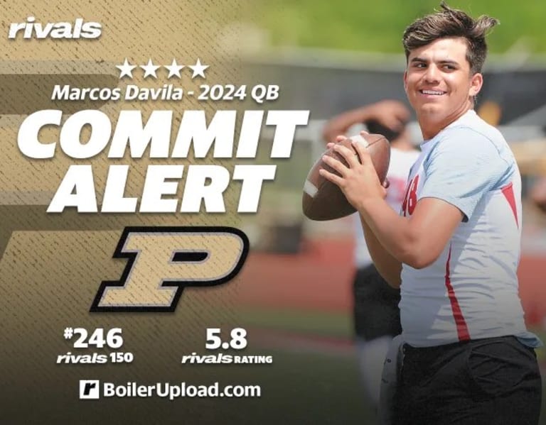 Four-Star Quarterback Marcos Davila Commits To Purdue - BoilerUpload ...