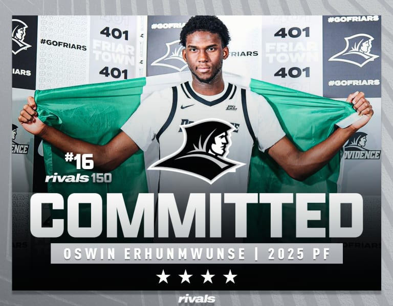 Providence Lands 2025 Big Man Oswin Erhunmwunse Basketball Recruiting