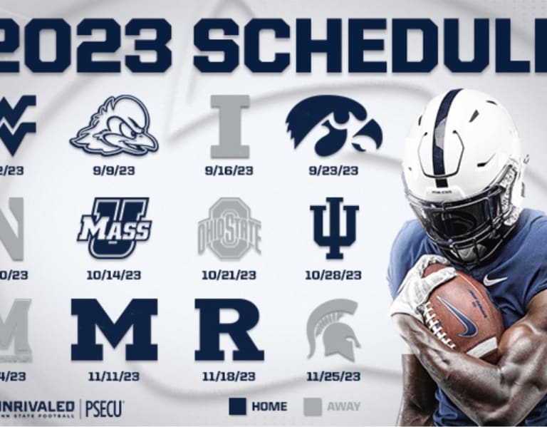 Peacock scheduled to air 3 Penn State football games in 2023: How