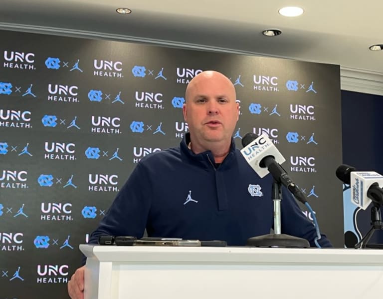 UNC Offensive Coordinator Chip Lindsey On Halftime Adjustments, Penalties, Receivers, And More