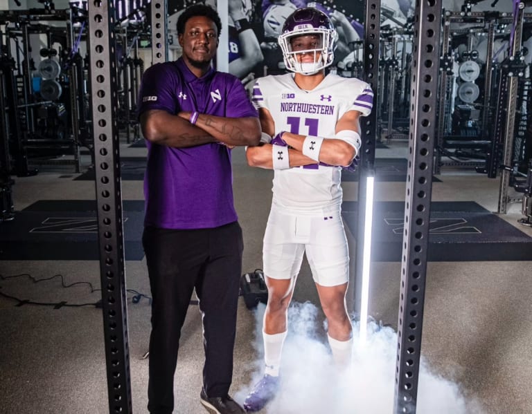 Northwestern hosts 2025 WR JonAnthony Hall for a 'great' official visit