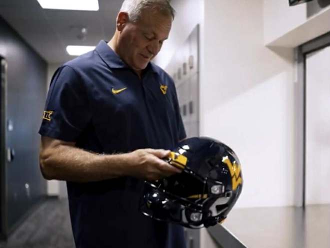 West Virginia football brings back glossy helmets